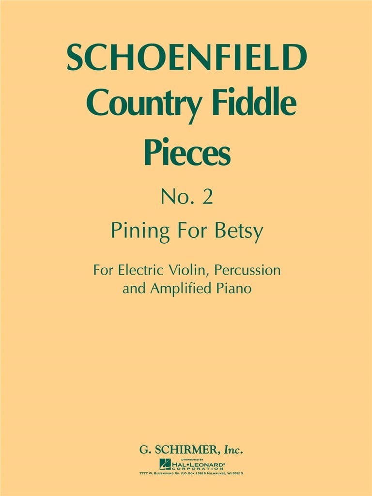 Pining for Betsy (Country Fiddle Pieces, No. 2)